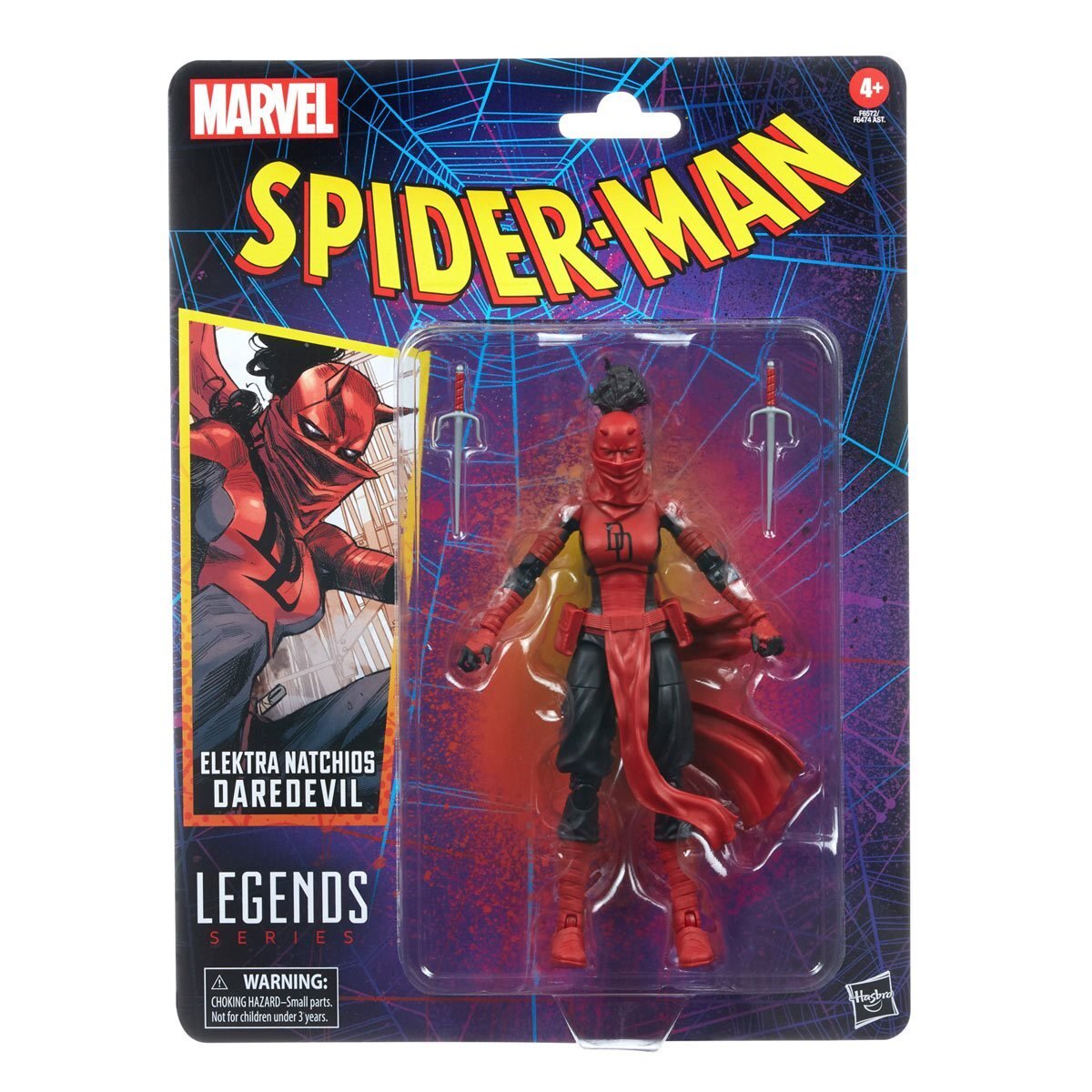 マーベルレジェンド CLASSIC スパイダーマンシリーズ エレクトラ・ナチオス / デアデビル 6インチ アクションフィギュア 未開封