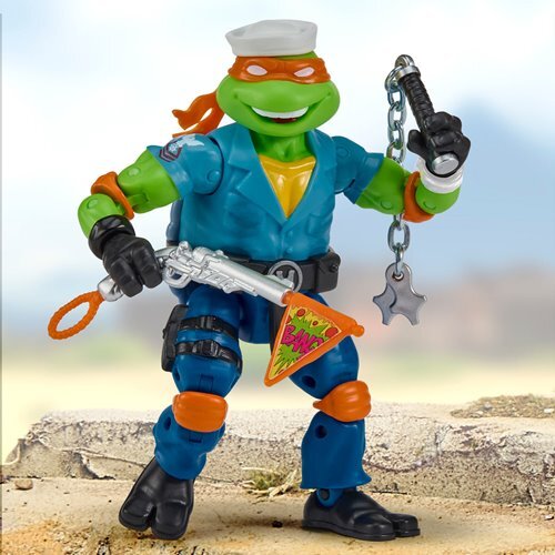プレイメイツ ティーンエイジ・ミュータント・ニンジャ・タートルズ TMNT x G.I.ジョー ミケランジェロ as シップレック アクションフィギュア 未開封