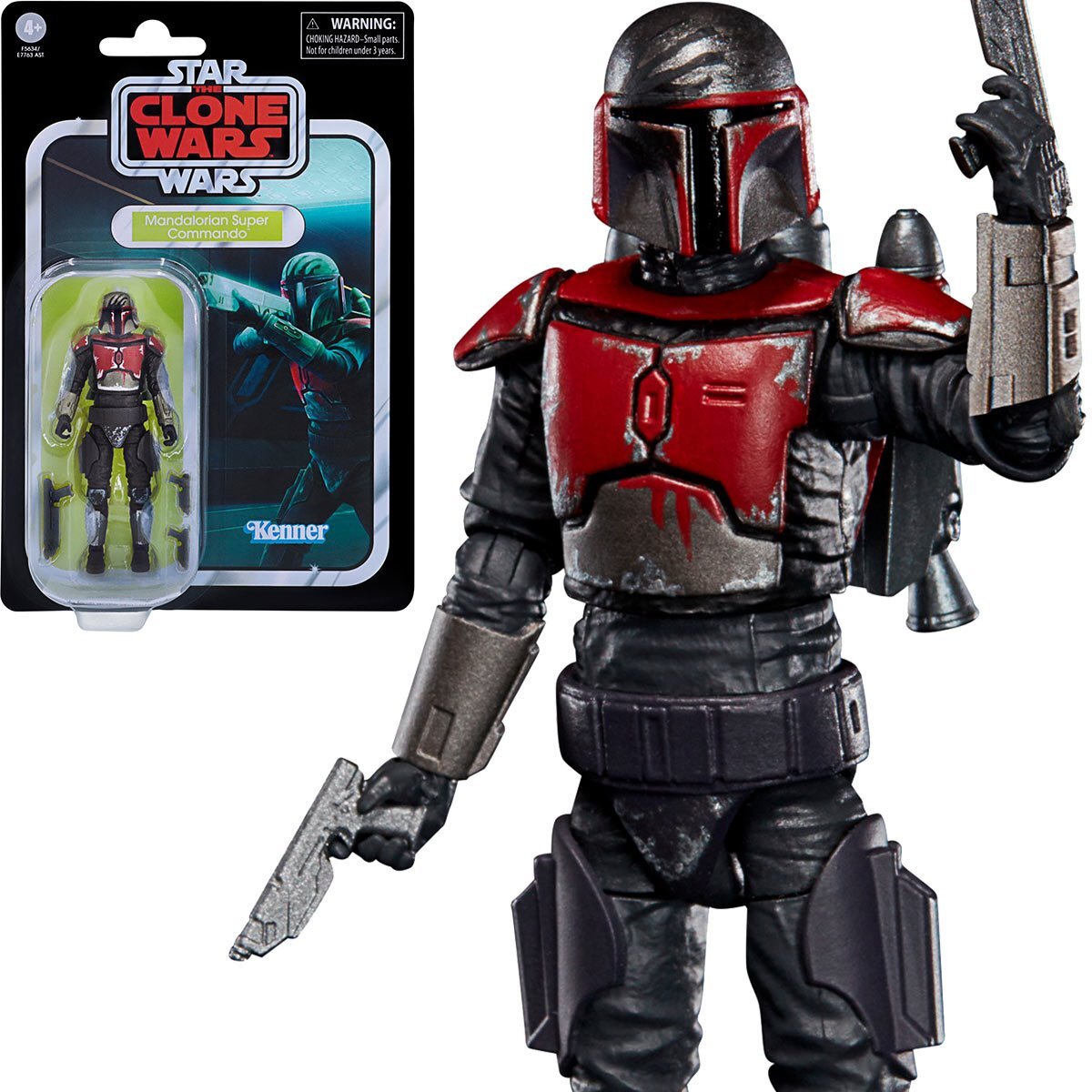 スター・ウォーズ VC243 マンダロリアン・スーパー・コマンドー [クローン・ウォーズ] ヴィンテージコレクション 3.75インチ アクションフィギュア US版 未開封