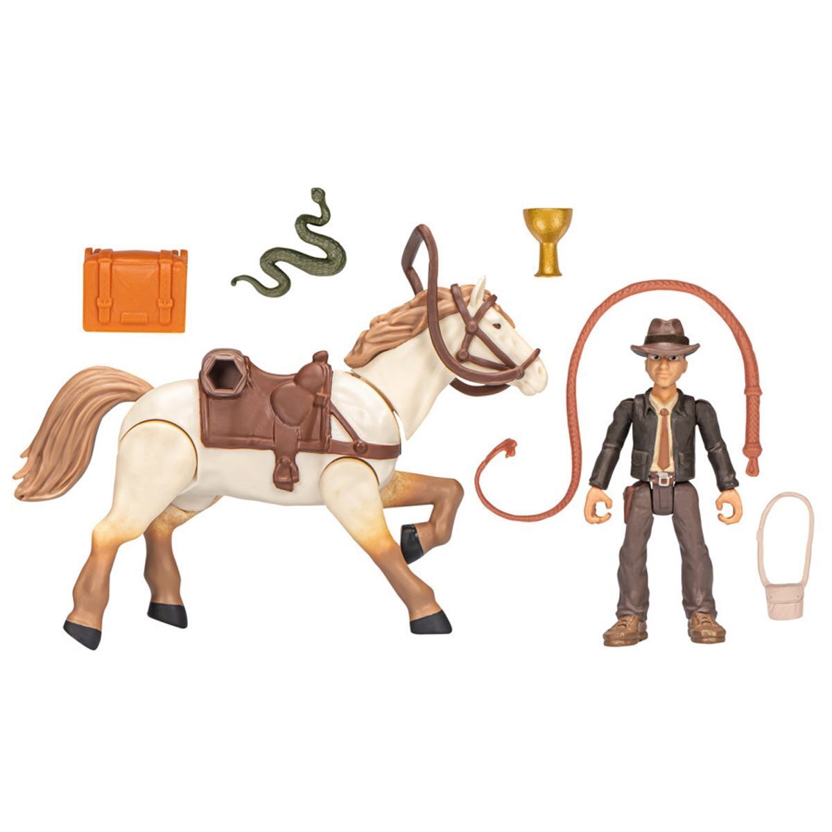 インディ・ジョーンズ ワールド オブ アドベンチャーシリーズ インディ・ジョーンズ with ホース アクションフィギュア セット 未開封