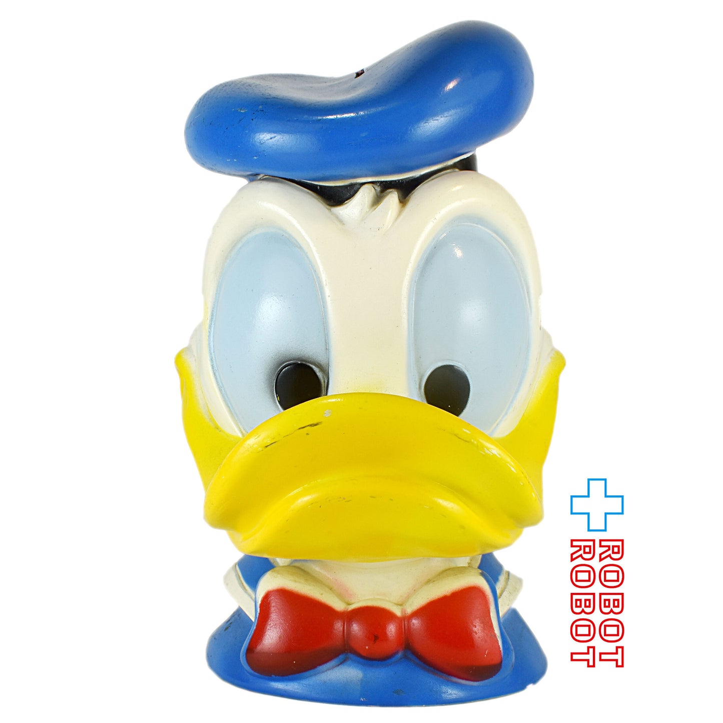 プレイパル ディズニー ドナルドダック ヘッド ソフビ貯金箱