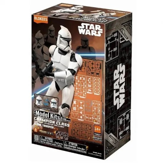 ブロッキーズ スター・ウォーズ クローン・トルーパー チャンピオンクラス・ライト バージョン モデルキット 未開封