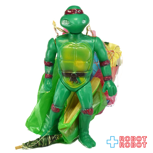 KO タートルズ TMNT ラファエロ パラシュート付き ポリ製アクションフィギュア