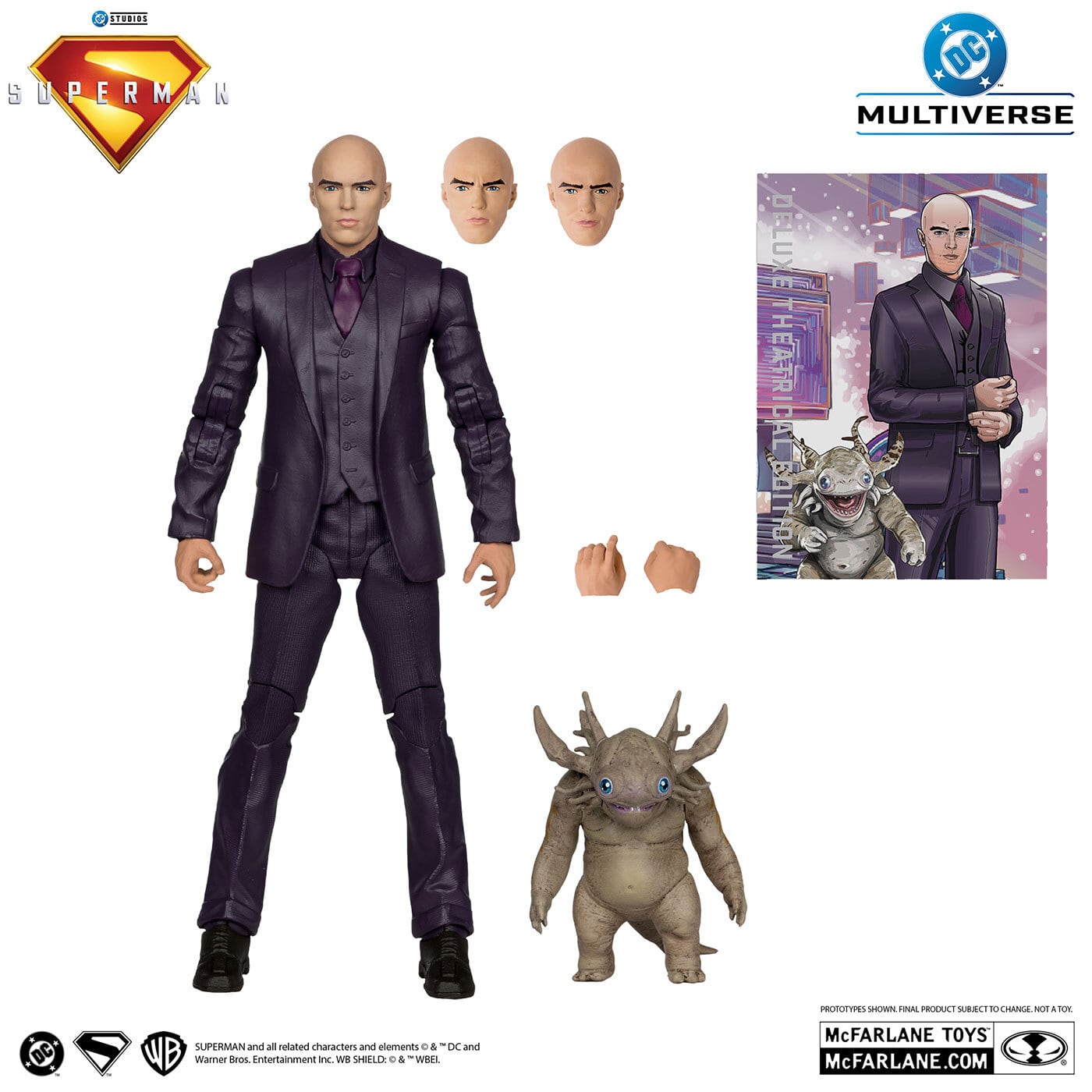 DC マルチバース スーパーマン (2025) デラックス・シアトリカル・エディション レックス・ルーサー & ベイビーKAIJU 7インチ アクションフィギュア 国内版 未開封