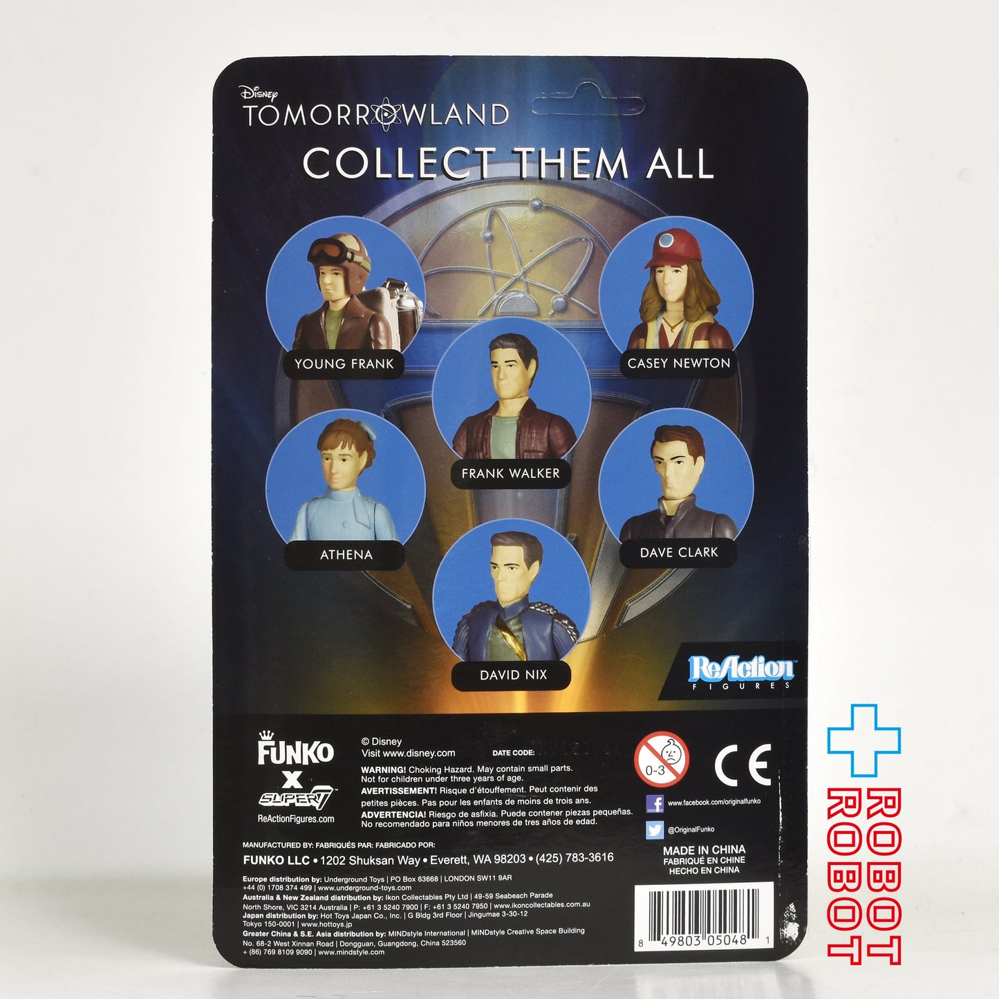 リ・アクション トゥモローランド ヤング・フランク 3.75インチ アクションフィギュア 未開封