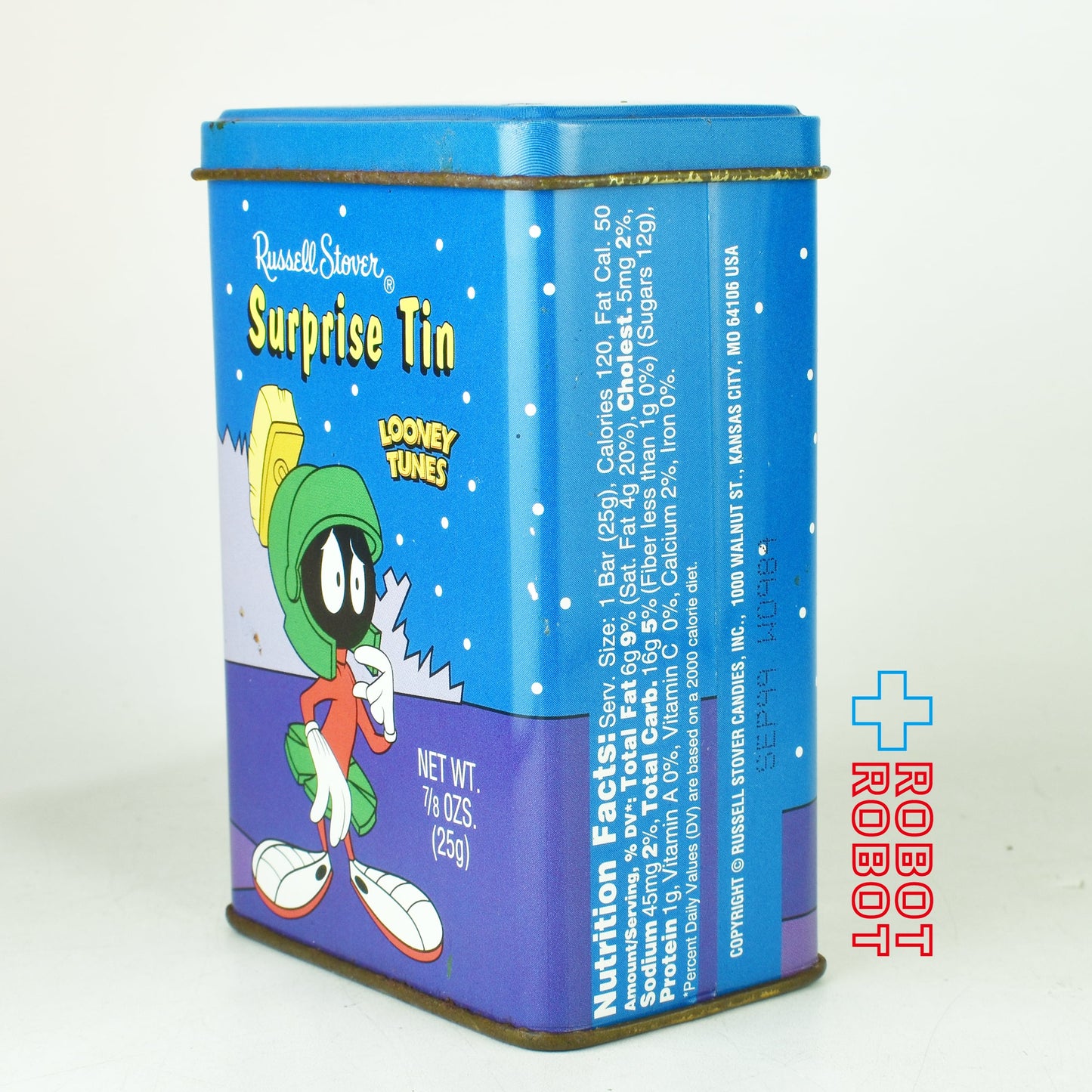 ルーニー・テューンズ  マービン・ザ・マーシャン 空き缶 (ラッセルストバー社) 1998 シールのみ付属