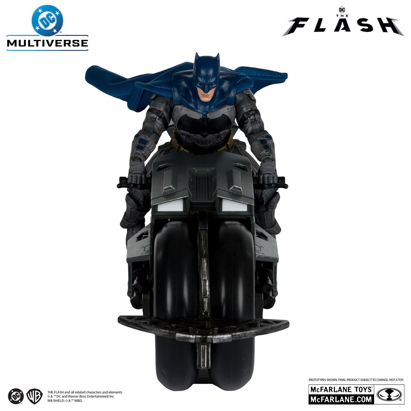 DC マルチバース 映画『ザ・フラッシュ』バットマン＆バットサイクル 7インチ アクションフィギュア 国内版 未開封