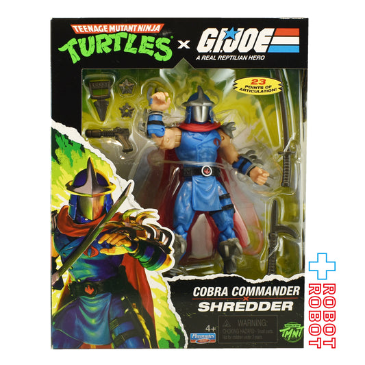 プレイメイツ ティーンエイジ・ミュータント・ニンジャ・タートルズ TMNT x G.I.ジョー シュレッダー as コブラコマンダー アクションフィギュア 未開封