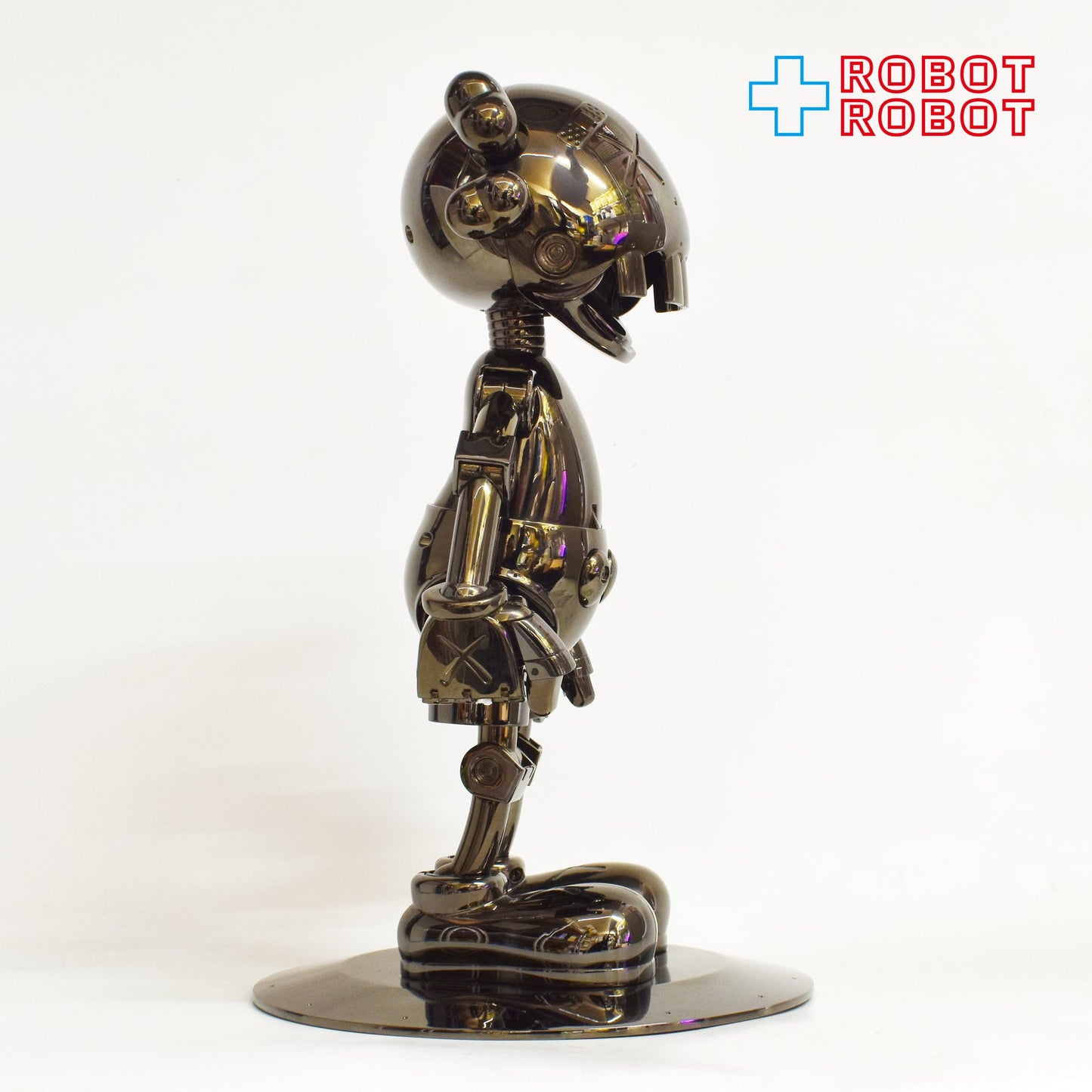 KAWS x 空山基 オリジナルフェイク NO FUTURE COMPANION ブラッククローム カラー 輸送箱付き ♦︎４号店商品