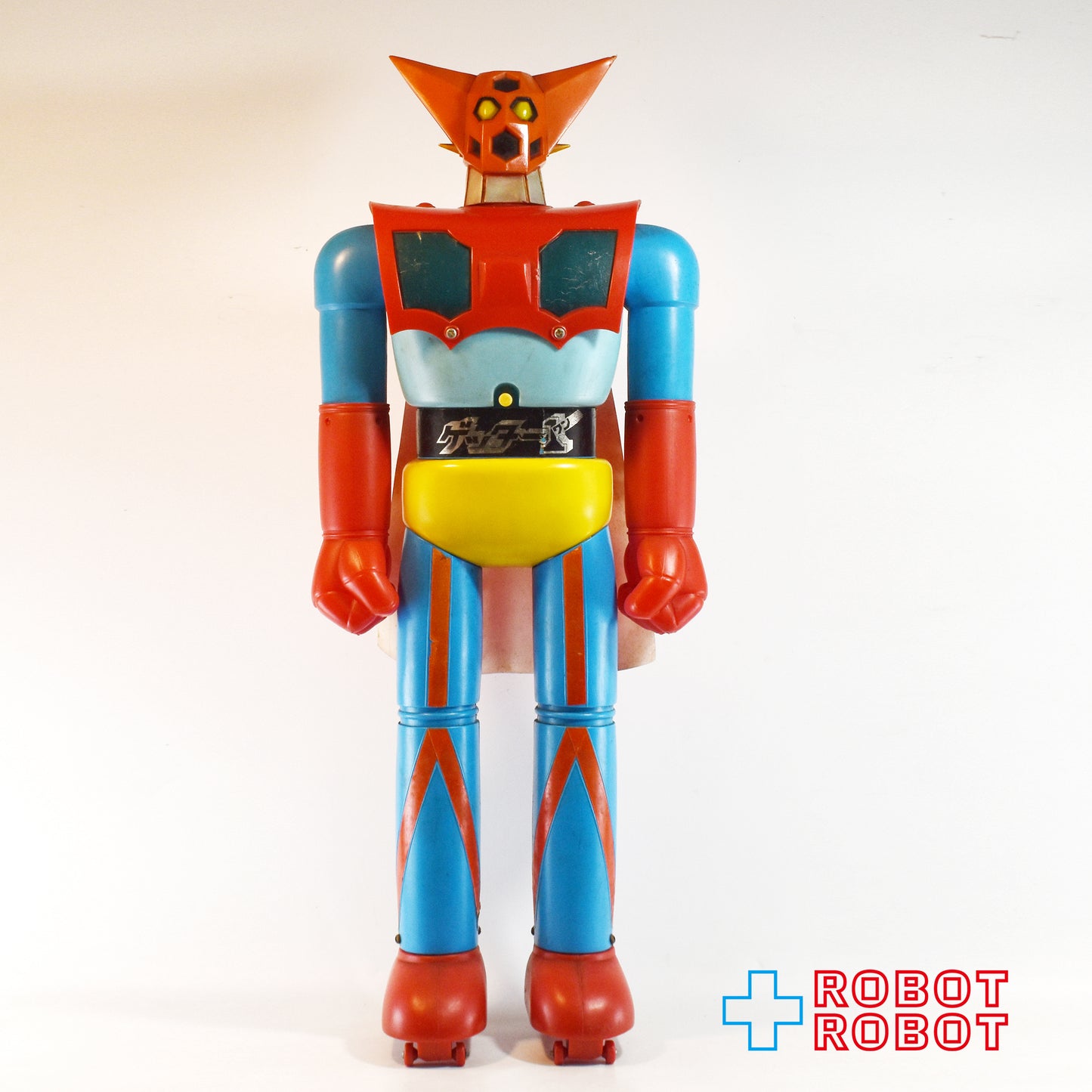 ポピー ジャンボマシンダー マジンガーZ , グレートマジンガー , ゲッターロボ (ゲッター1) 3体セット 60センチ ソフビフィギュア 当時物
