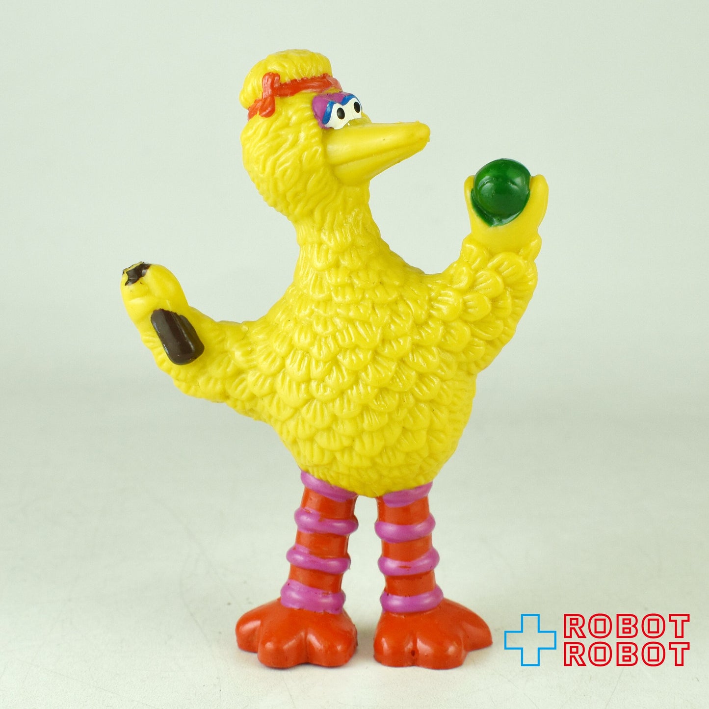 タラトイ社 セサミストリート ビッグバード テニス PVCフィギュア ※難あり