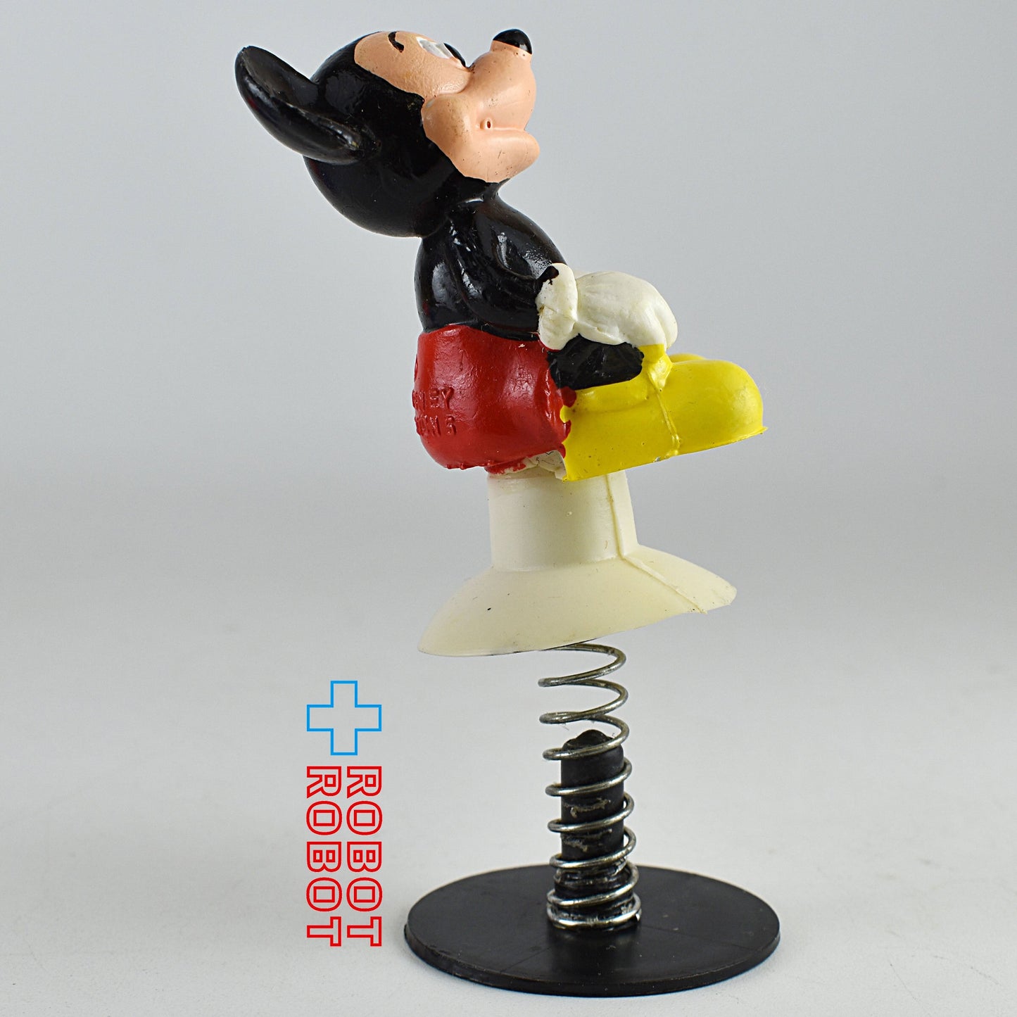 ミッキーマウス バネ付PVCフィギュア 顔塗りver