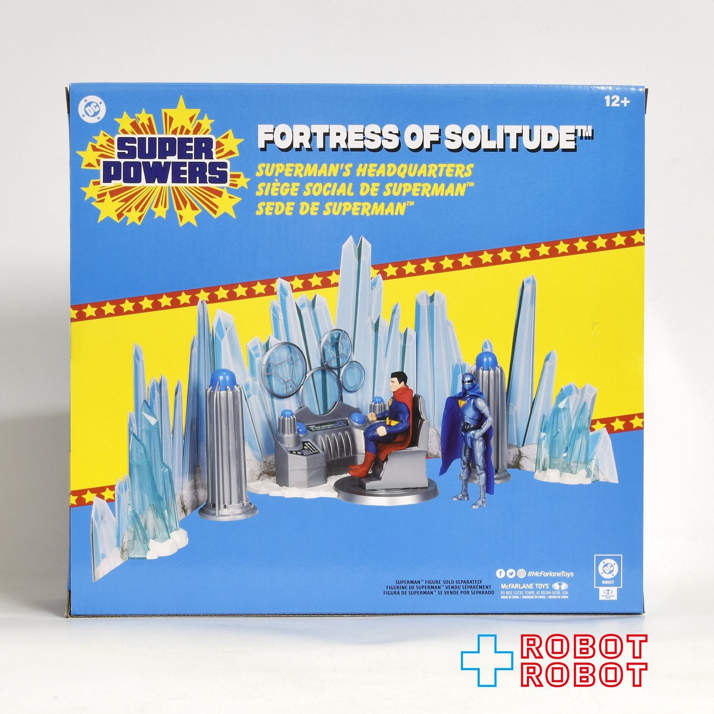 マクファーレン・トイズ DCダイレクト DCスーパーパワーズ スーパーマン (2025) 孤独の要塞 (スーパーマンロボ4号付き) 4インチ アクションフィギュア 国内版 未開封