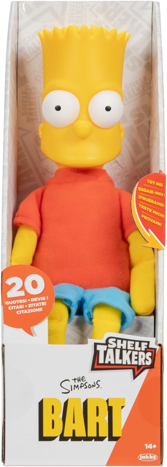 シンプソンズ シェルフトーカーズ バート トーキング プラッシュドール 未開封