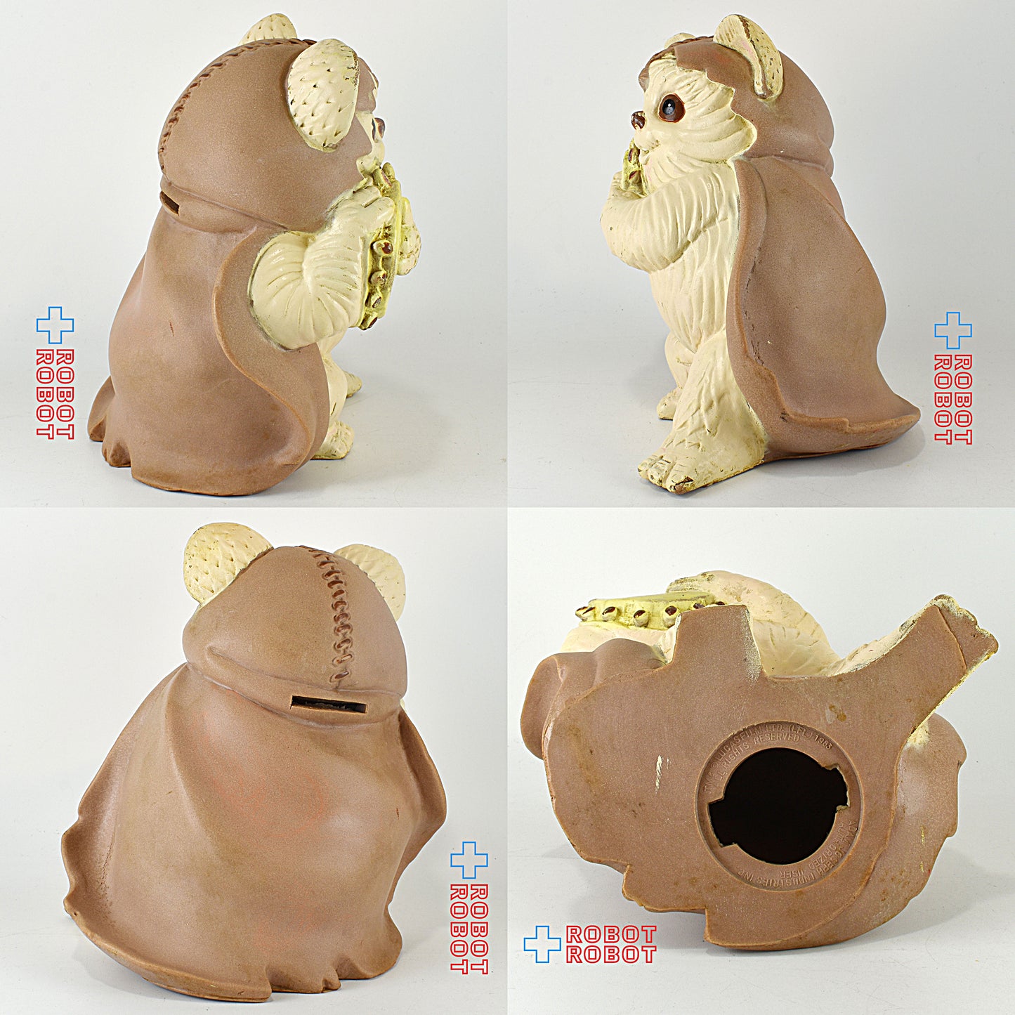 スター・ウォーズ イウォーク プリンセス ニーサ 黄色 ソフビ貯金箱