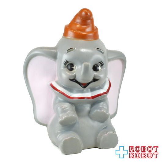 プレイパル デイズニー ダンボ スモール 赤色帽子 ソフビ貯金箱 ウォルトディズニープロダクション 底蓋欠