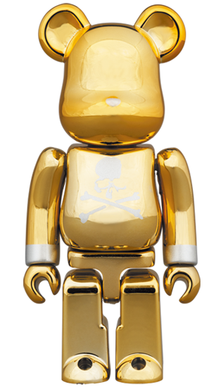 メディコム BE@RBRICK ベアブリック 100% & 400% マスターマインド ジャパン ゴールド 未開封 ♦︎４号店商品 - ROBOTROBOT