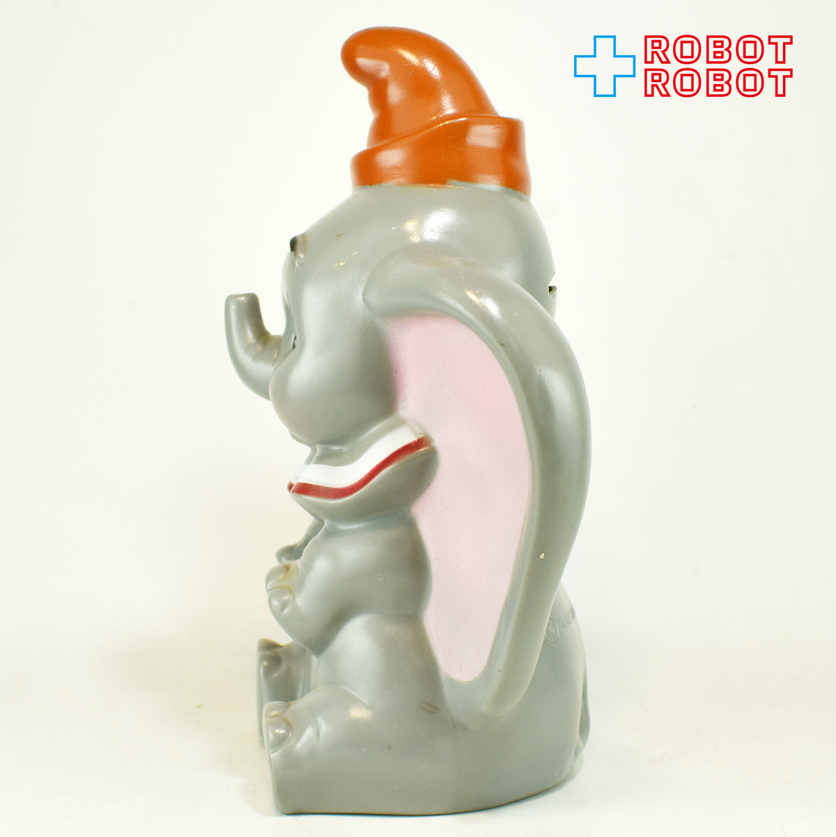 プレイパル デイズニー ダンボ スモール 赤色帽子 ソフビ貯金箱 ウォルトディズニープロダクション