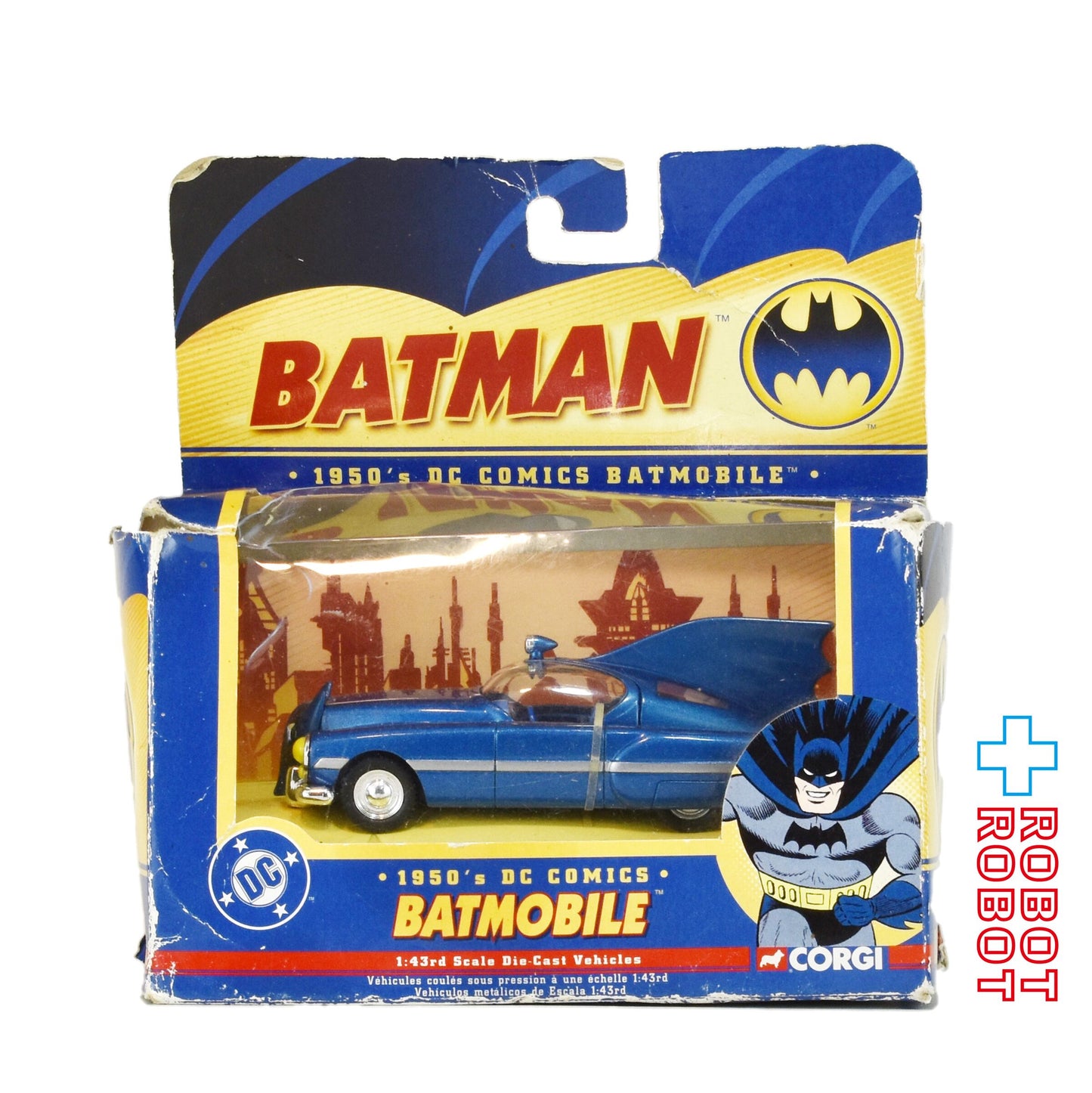 コーギー Corgi 1950's DCコミックス バットモービル 1/43 ダイキャスト ミニカー 箱付