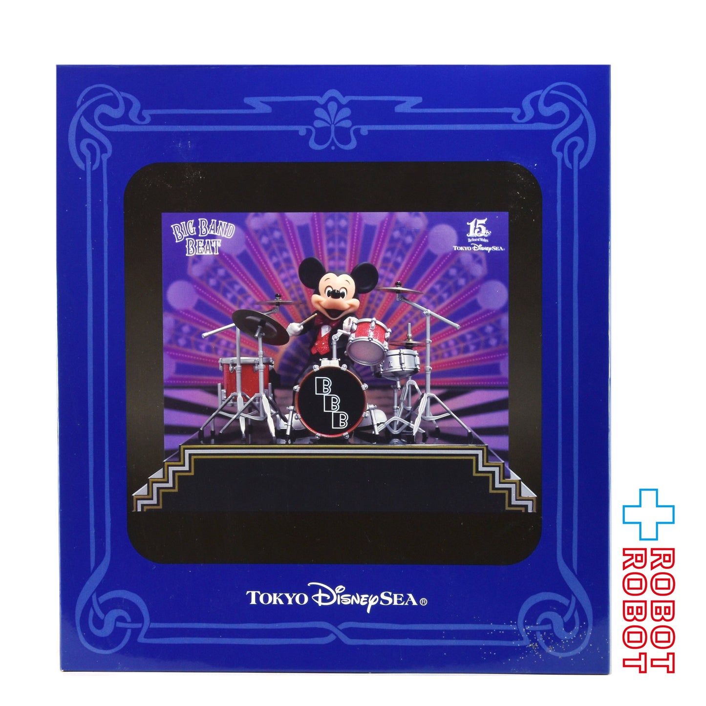 東京ディズニーシー TDS 15周年 ビッグバンドビート ミッキーマウス フィギュアリン 箱入