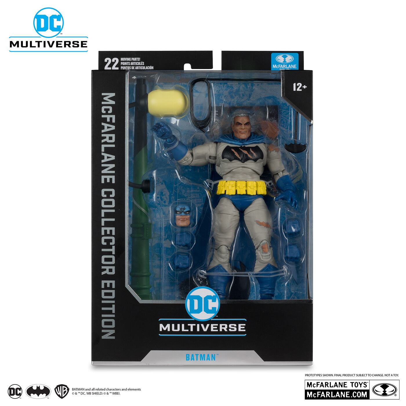 マクファーレン・トイズ DCマルチバース ダークナイト・リターンズ バットマン (バトルダメージ / ブルースーツ) 7インチ アクションフィギュア 国内版 未開封