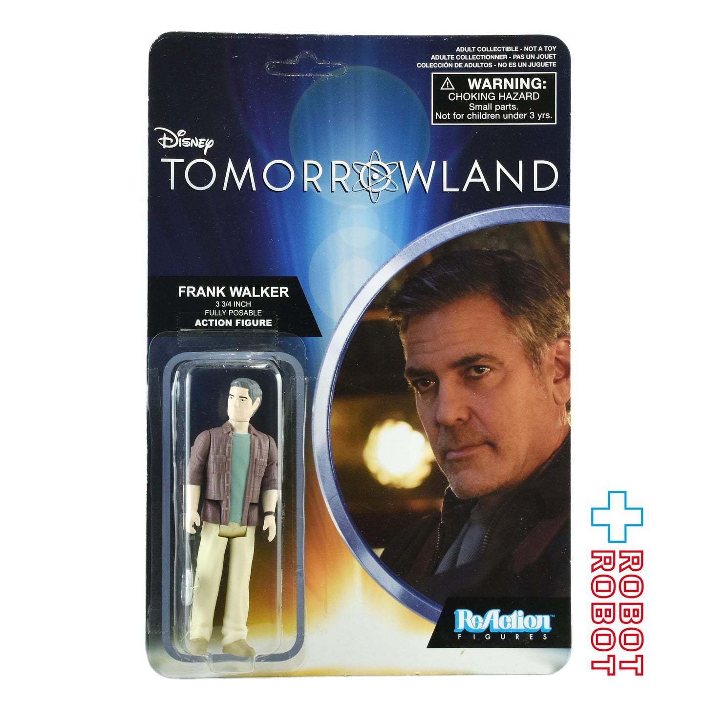 リ・アクション トゥモローランド フランク・ウォーカー 3.75インチ アクションフィギュア 未開封