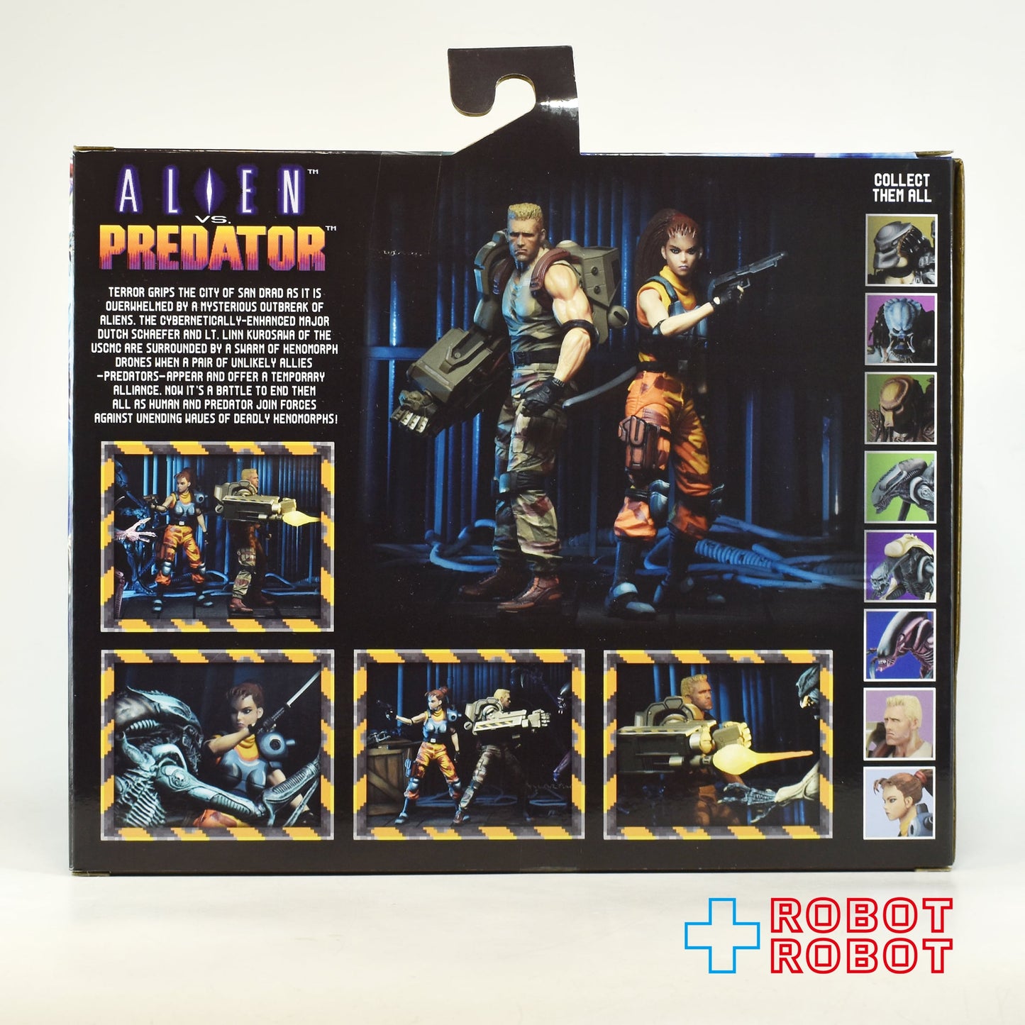 ネカ NECA エイリアン VS プレデター アーケード ダッチ・シェーファー＆リン・クロサワ 7インチ アクションフィギュア 未開封
