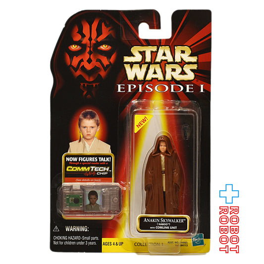 ※ブリスター黄色：スター・ウォーズ EP1 コムテック アナキン・スカイウォーカー ナブー バージョン 3.75インチ アクションフィギュア 国内版 未開封