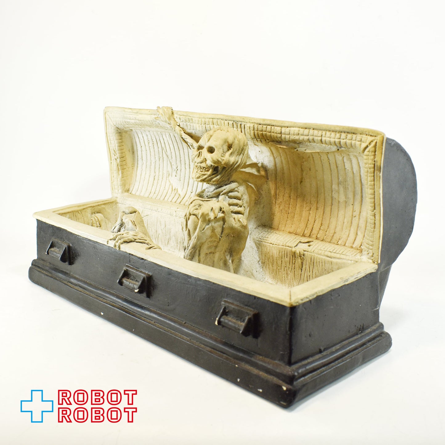 ARTEOLOGY 棺桶に入った骸骨 陶器製 スタチュー 1990年代
