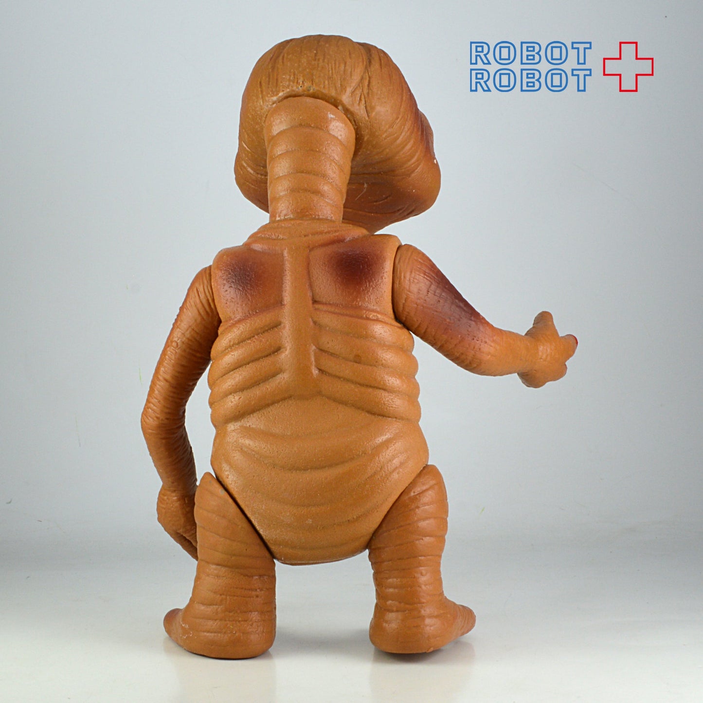 E.T. 口開 薄茶 ソフビ フィギュア メーカー不明