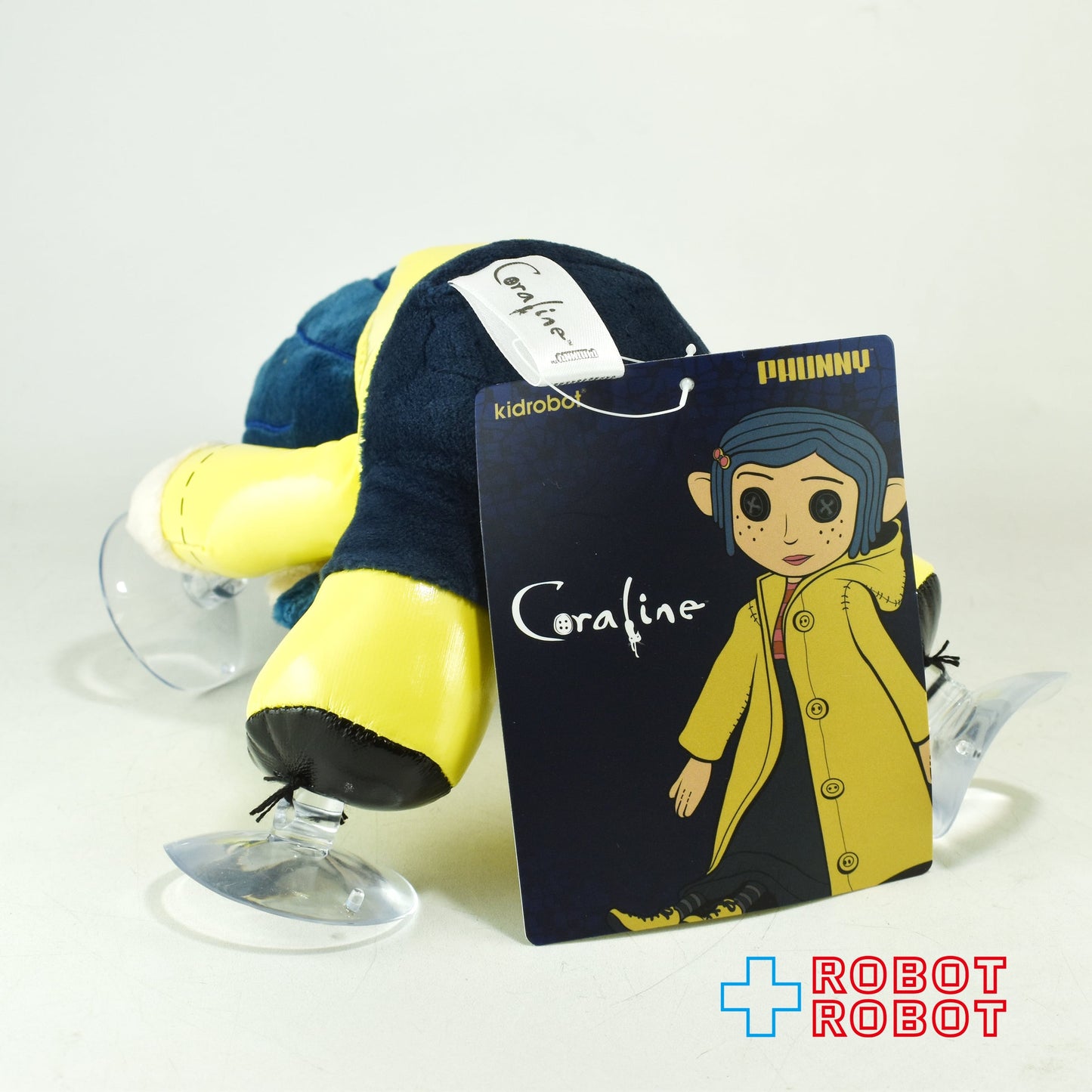 キッドロボット コララインとボタンの魔女 コラライン 吸盤付ぬいぐるみ人形 紙タグ付き