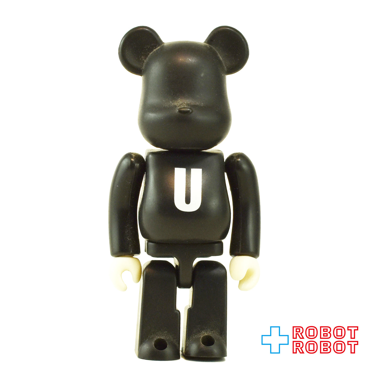 メディコム ベアブリック BE@RBRICK 100% [シリーズ 5] BASIC SECRET グッドイナフ U 開封美品 カード有り 箱無し ４号店商品