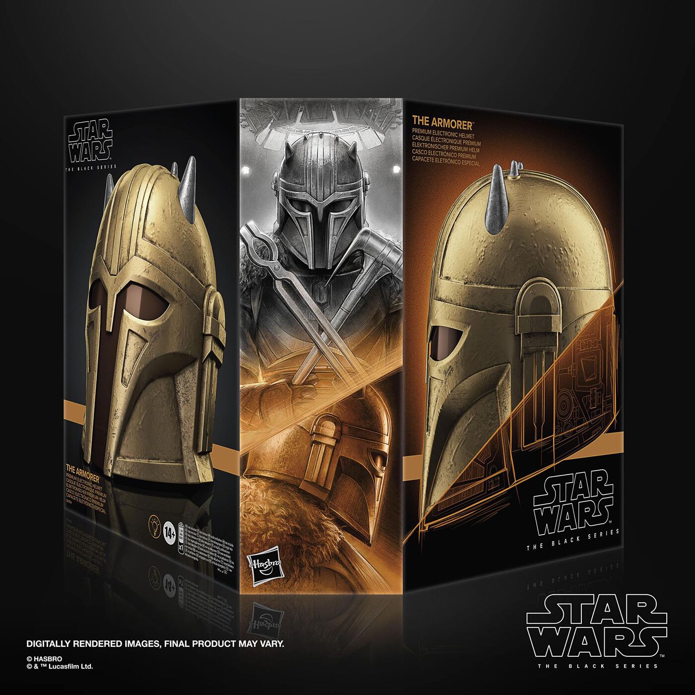 スター・ウォーズ ブラックシリーズ ヘルメット マンダロリアン アーマラー エレクトロニック 1/1 スケール レプリカ ヘルメット 未開封