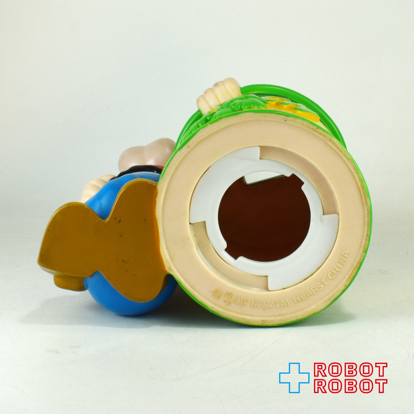 KFS ポパイ＆ほうれん草の缶詰 ソフビ 貯金箱 1998