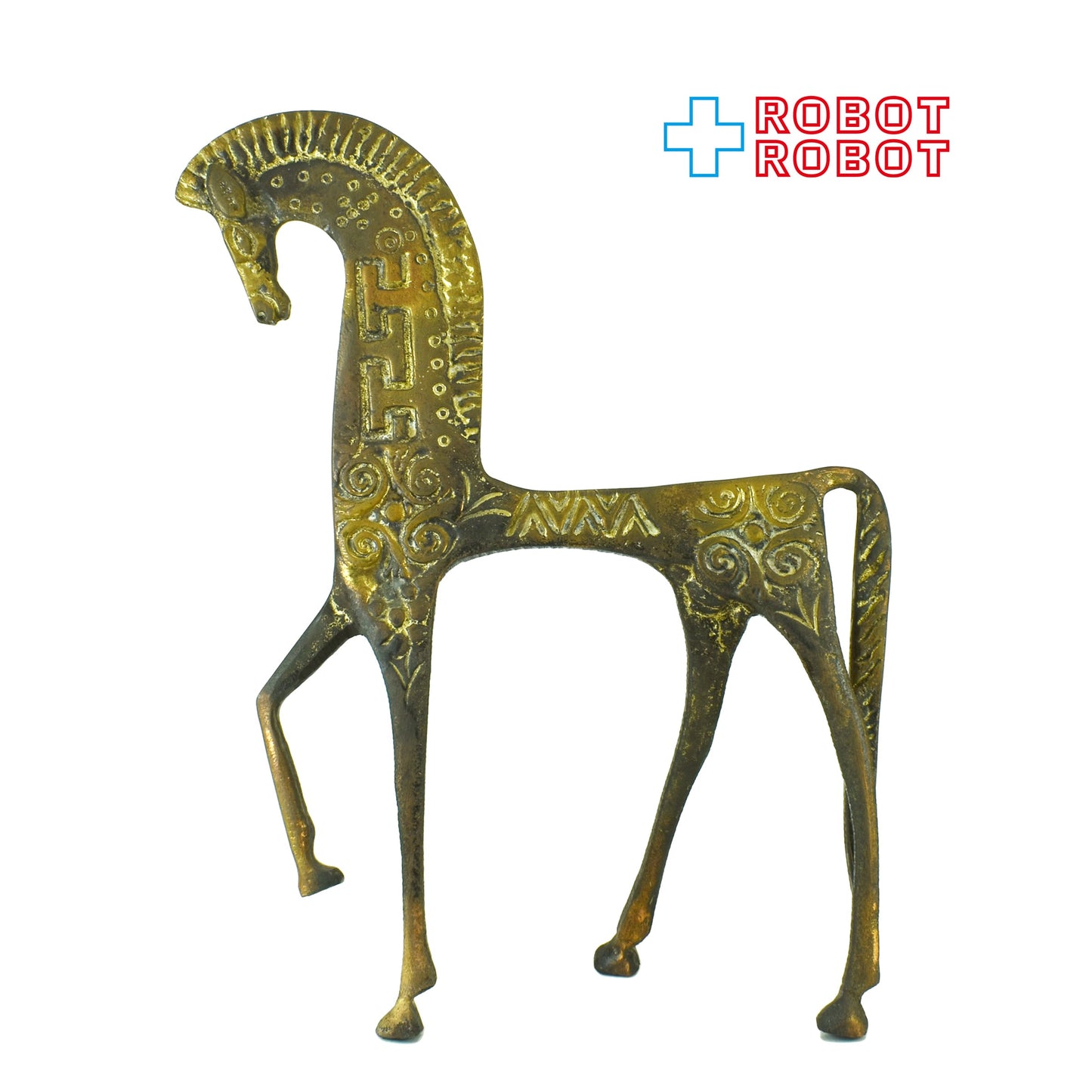 ギリシャ 馬 魔除け 金属 置物