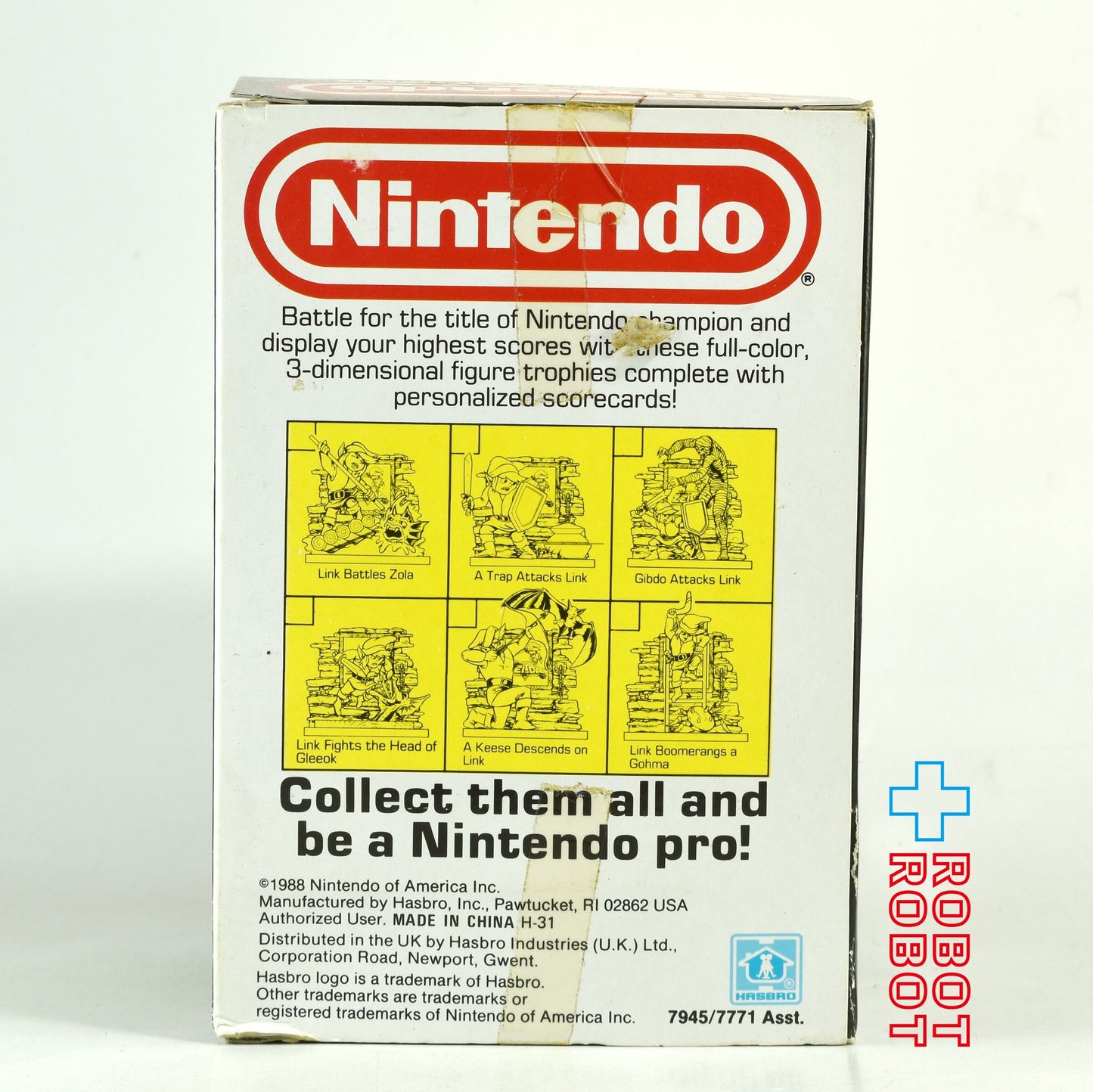 ハズブロ ニンテンドー ゼルダの伝説 ギブドの攻撃 トロフィーフィギュア 1988 箱入