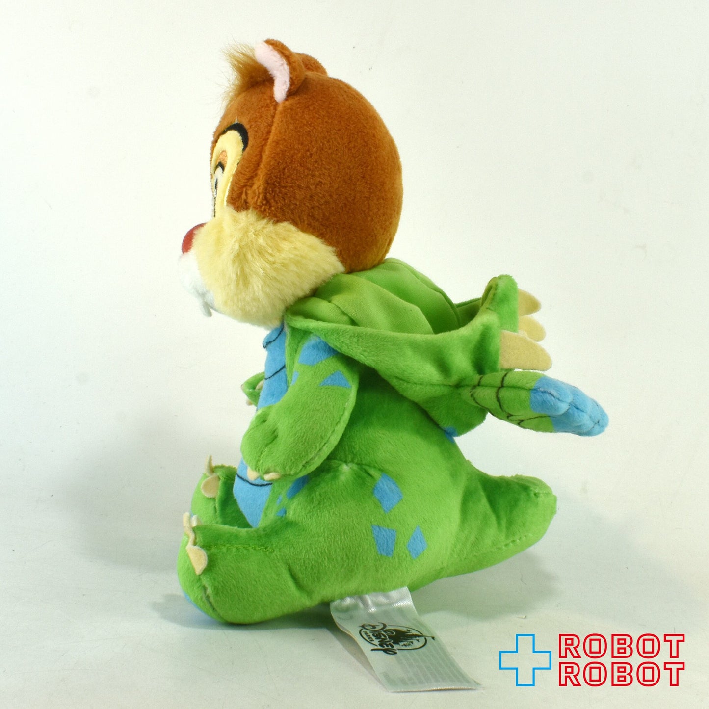 HKDL 香港ディズニーランド デール (チップとデール) ぬいぐるみ 恐竜 緑