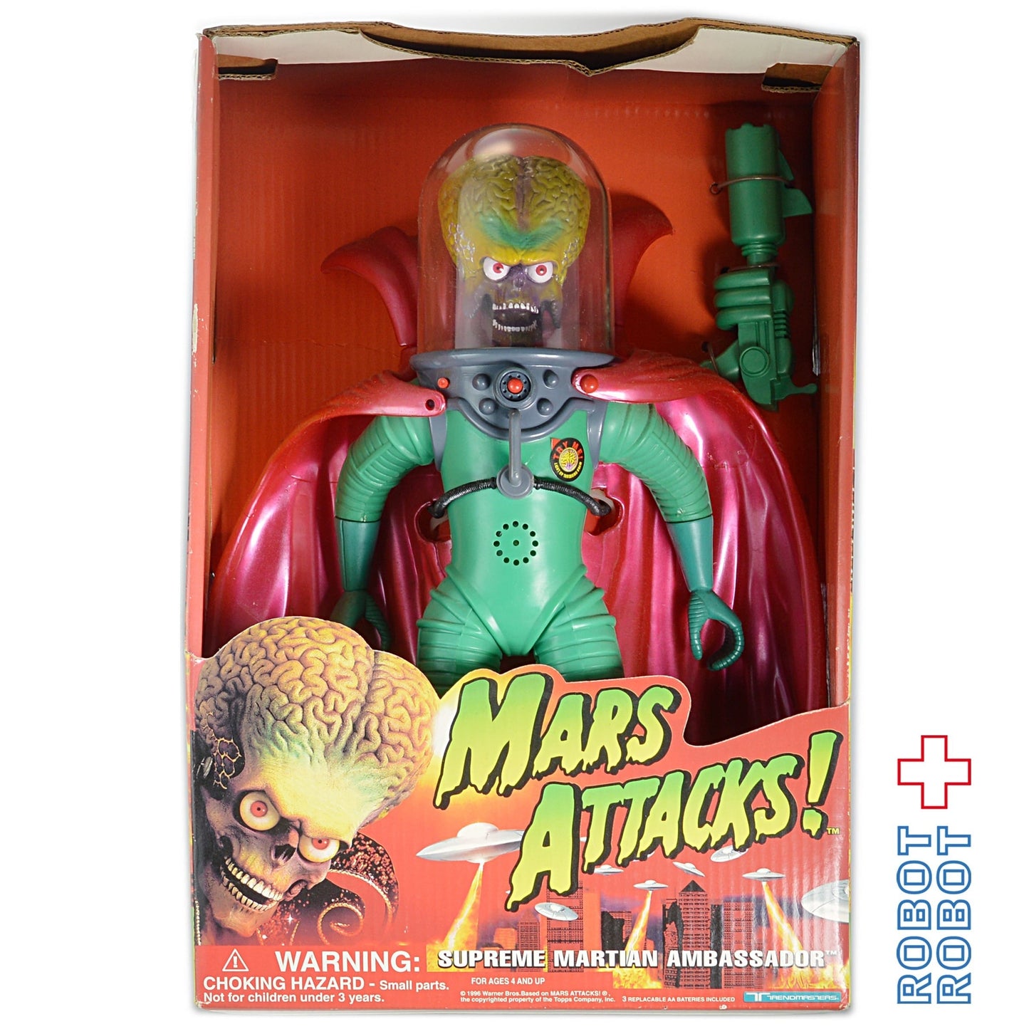 マーズアタック アンバサダー 12インチ トーキングアクションフィギュア トレンドマスターズ社 1996 箱入未開封