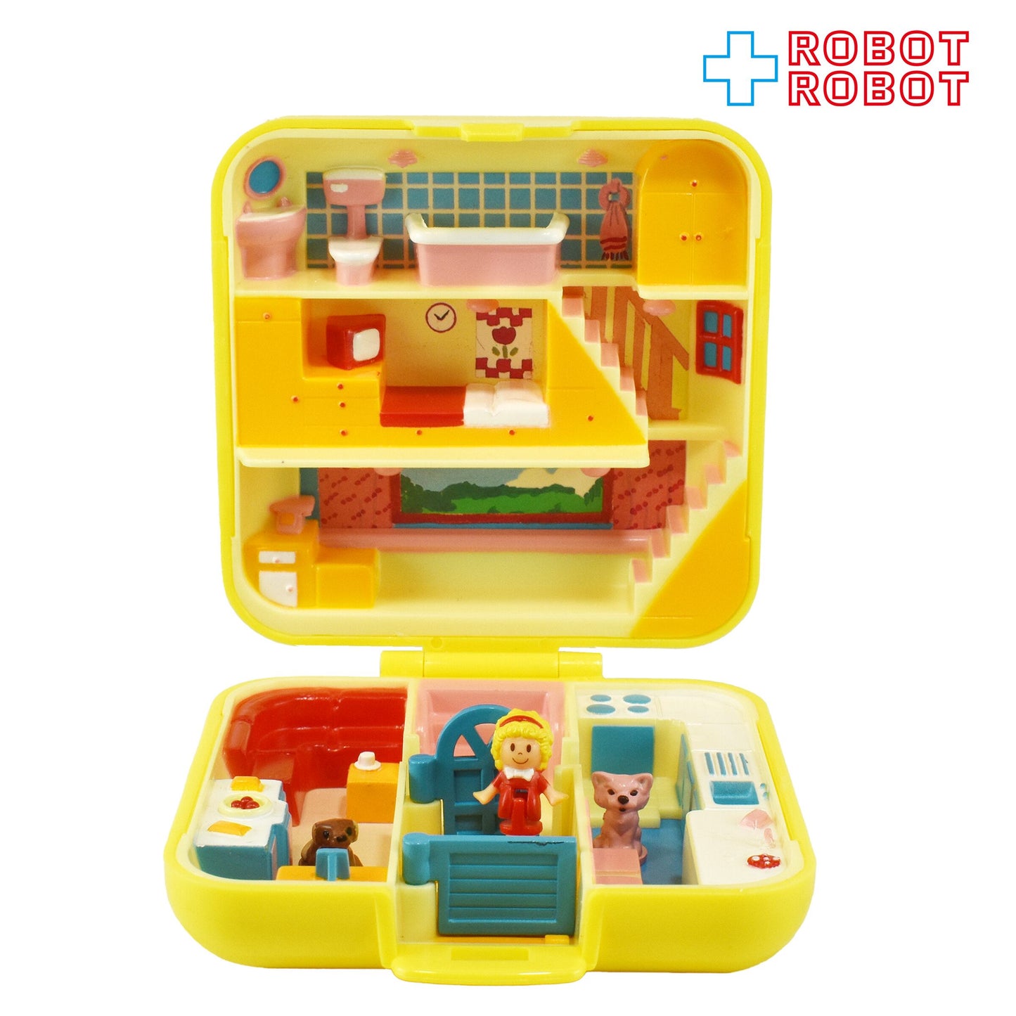 バンダイ ポーリーポケット エンジェルポケット レモン色のおうち 1991