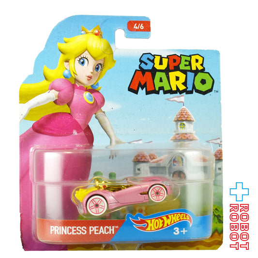 ホットウィール 2016 スーパーマリオ キャラクターカーズ ピーチ姫 ダイキャスト ミニカー 未開封