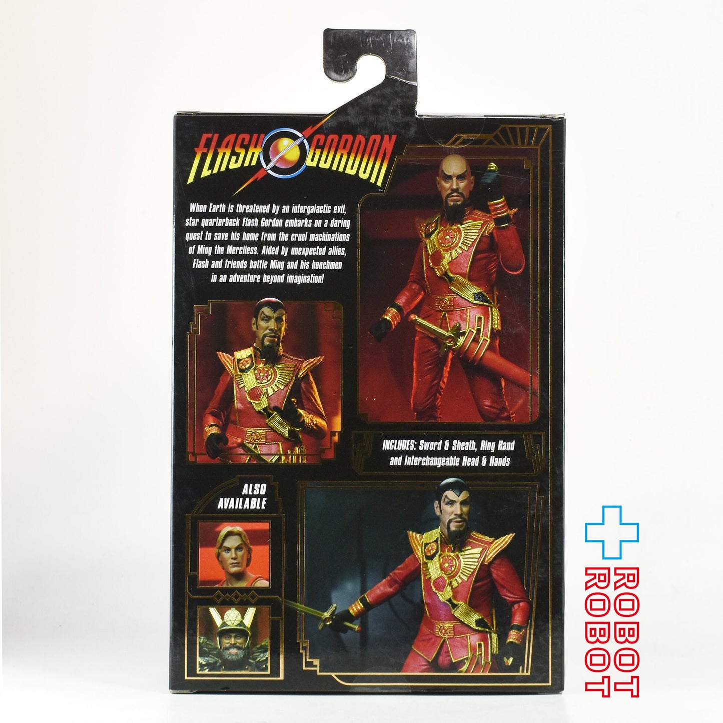 ネカ フラッシュ・ゴードン ミン皇帝 レッドミリタリー 7インチ アルティメット アクションフィギュア 未開封