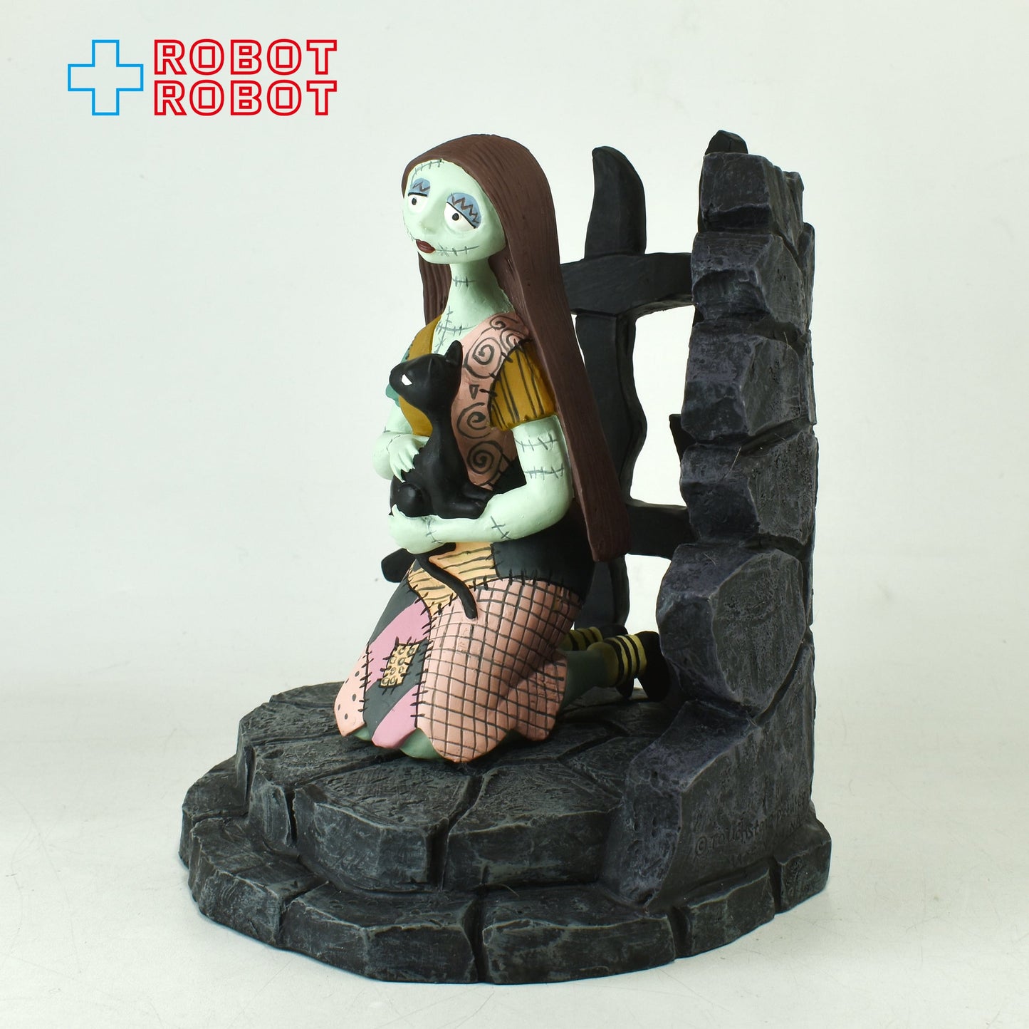 ジュンプランニング ナイトメアー・ビフォア・クリスマス サリー&黒猫 レジン フィギュアリン コレクション 開封 箱付