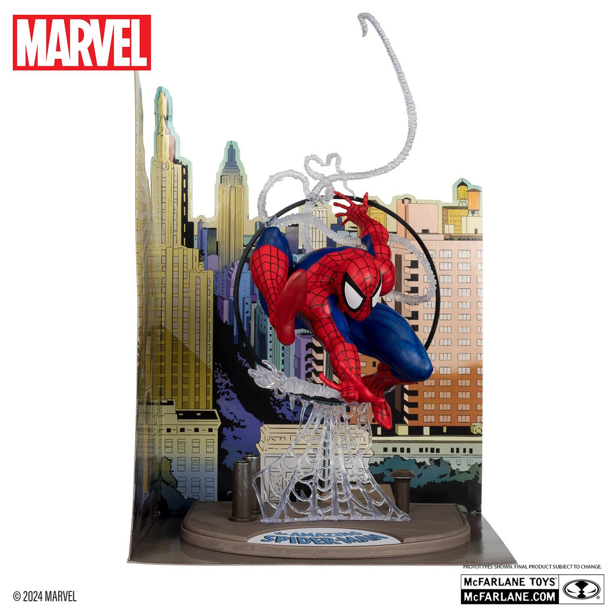 マクファーレン・トイズ マーベル シーン・フィギュア #001 スパイダーマン トッド・マクファーレン・トイズ アメイジング・スパイダーマン Vol.1 #301 1/6 スタチューフィギュア 未開封