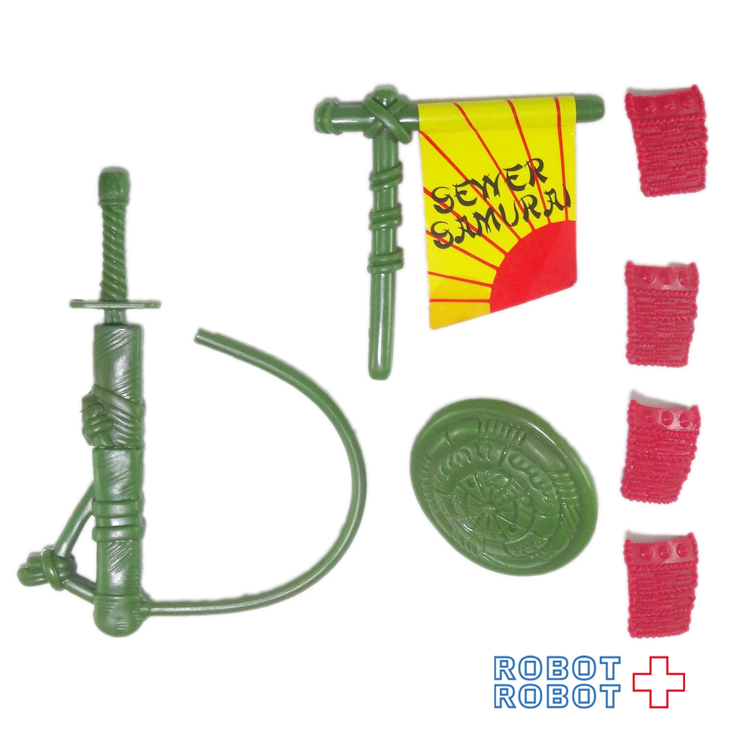 プレイメイツ ティーンエイジ・ミュータント・ニンジャ・タートルズ TMNT サムライレオ アクションフィギュア 武器付 ルース