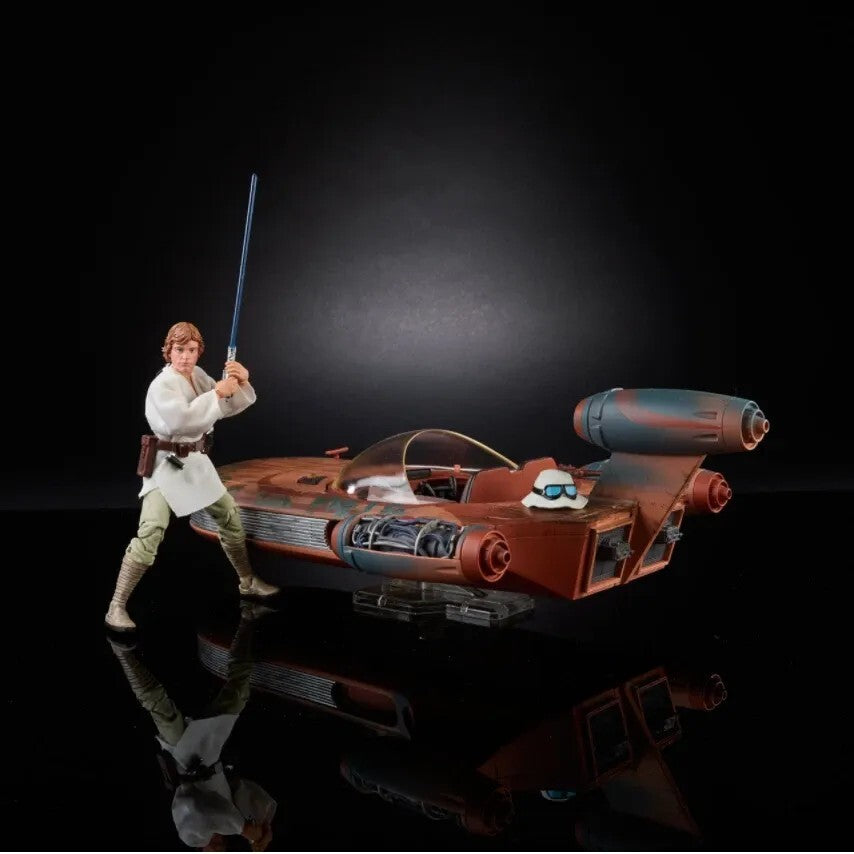 スター・ウォーズ ブラックシリーズ 限定 2017 X-34 ランドスピーダー with ルーク・スカイウォーカー [ANH] SDCC
