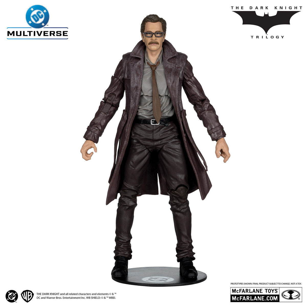 マクファーレン・トイズ DCマルチバース ダークナイト・トリロジー ゴードン本部長 デラックス・シアトリカル・エディション 7インチ アクションフィギュア 国内版 未開封