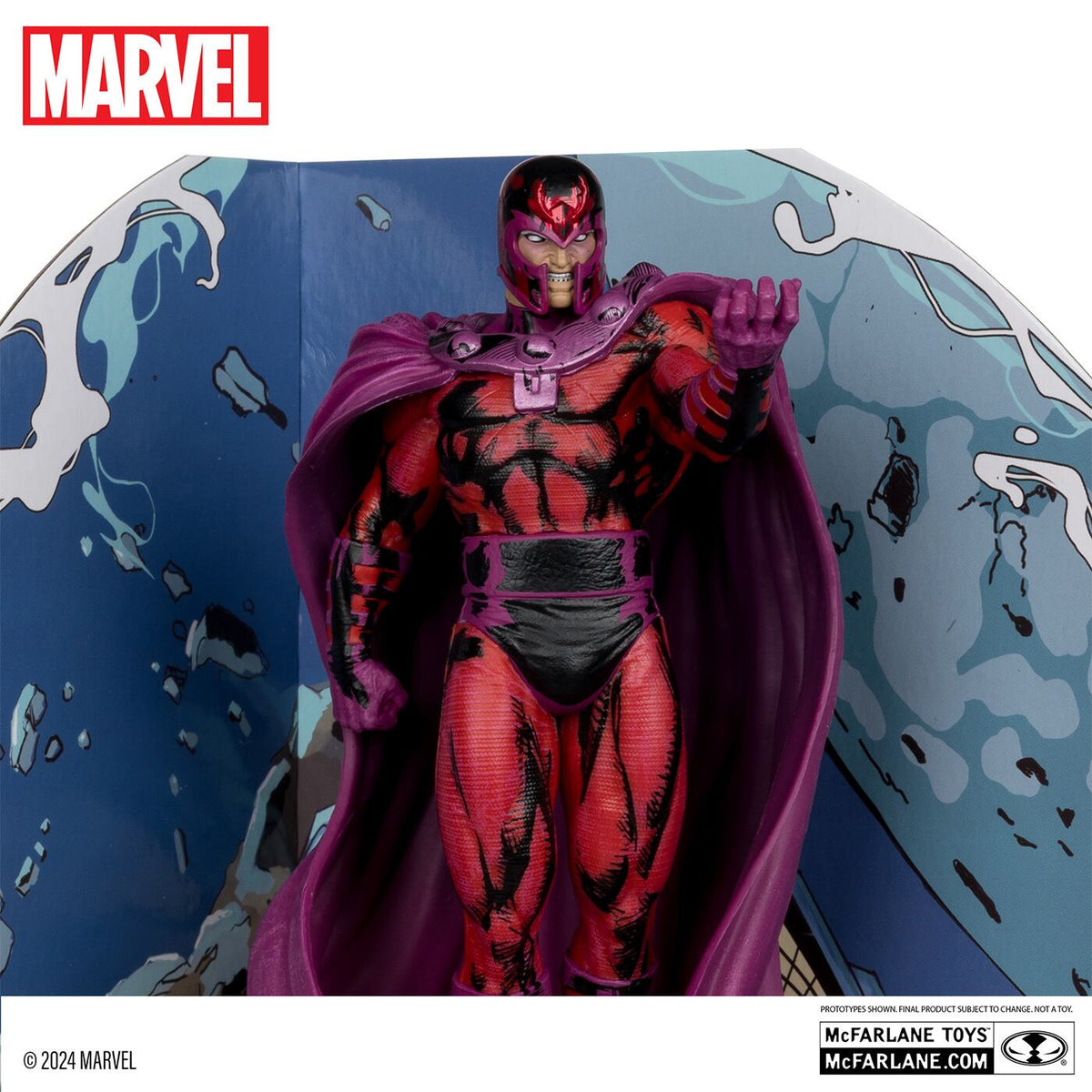 マクファーレン・トイズ マーベル シーン・フィギュア #010 マグニートー ジム・リー／X-MEN Vol.2 #11/6 スタチューフィギュア 未開封