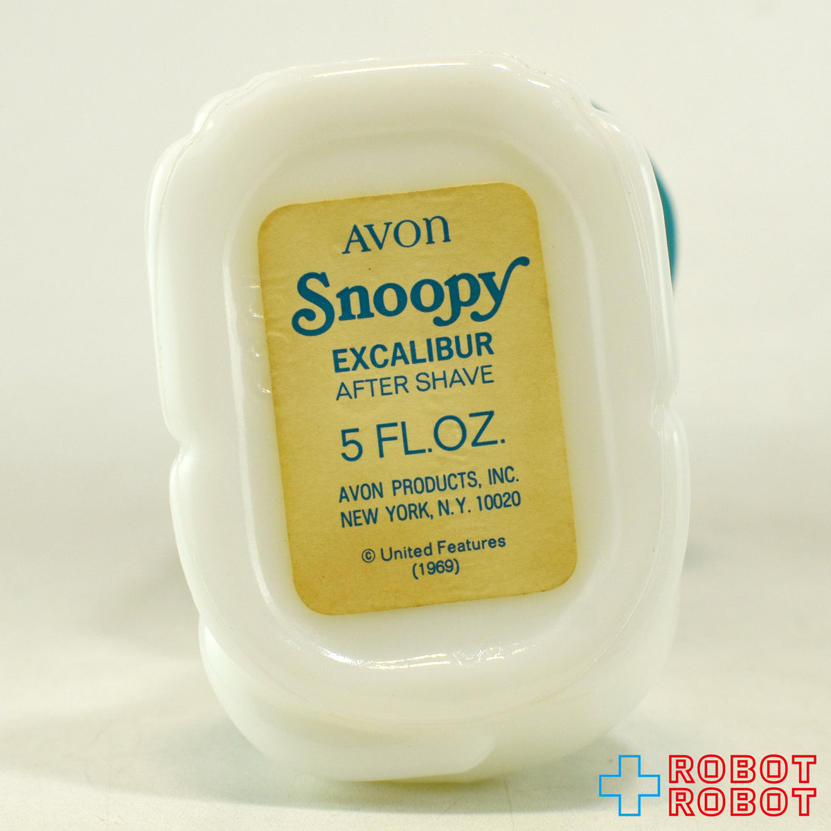 AVON スヌーピー 野球帽 ミルクグラス瓶