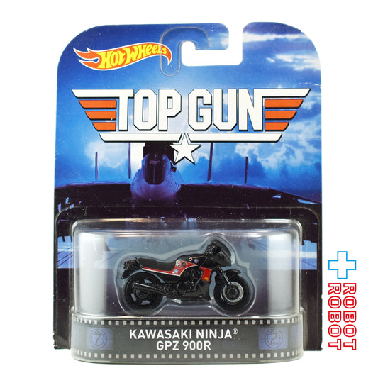 ホットウィール トップガン カワサキ・ニンジャ GPZ 900R ダイキャスト モーターサイクル 未開封