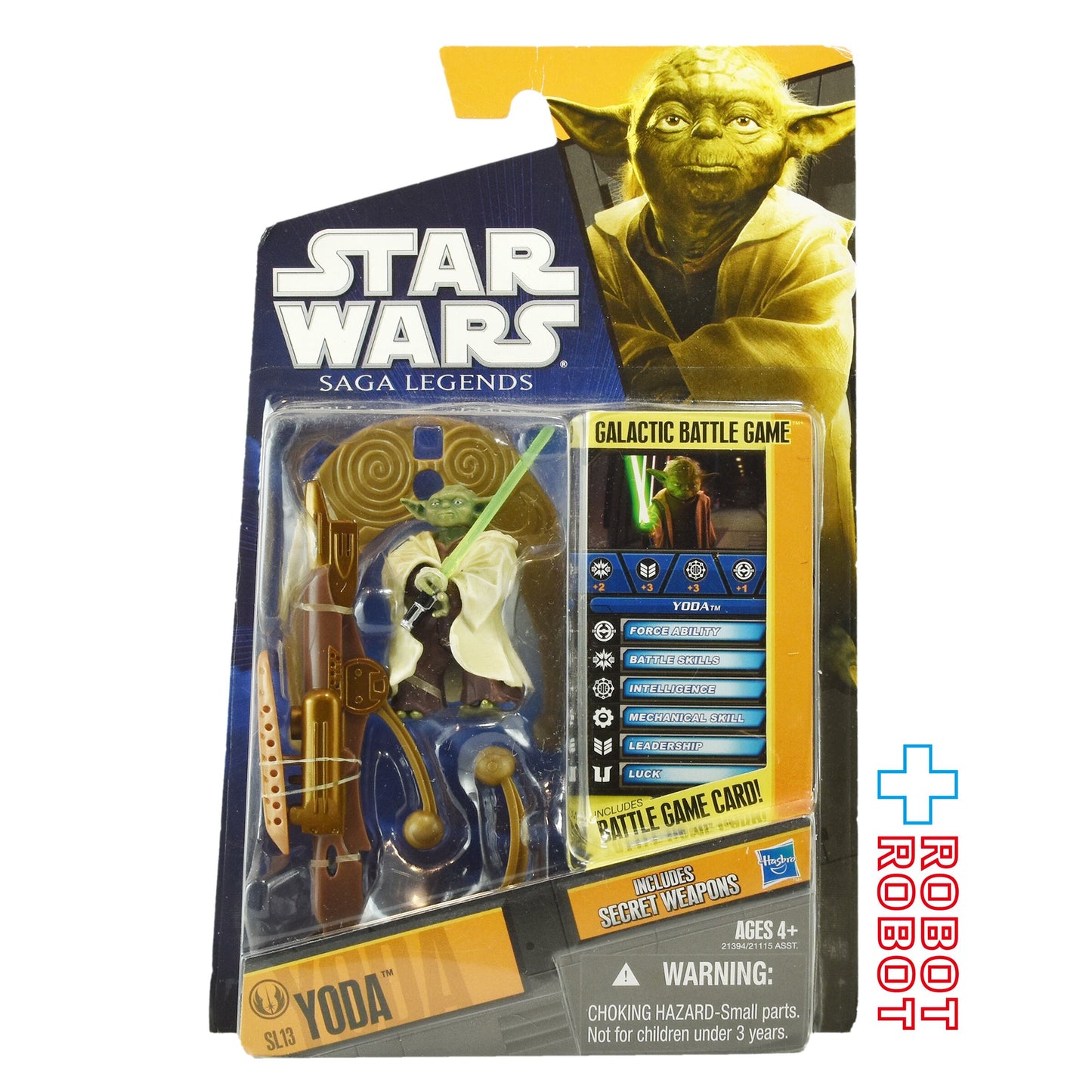 スター・ウォーズ SL2010 SL13 ヨーダ アクションフィギュア サーガ・レジェンズ 3.75インチ アクションフィギュア 未開封